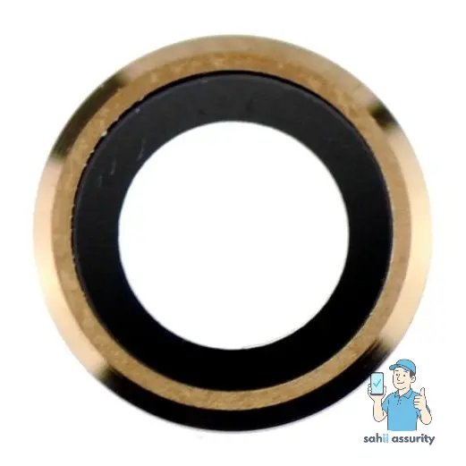 Camera Lens Glass with Frame for Apple iPhone 6s Gold thumbnail